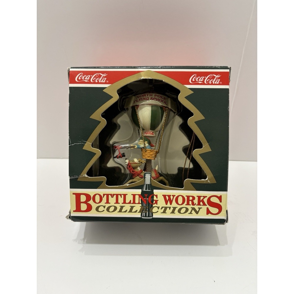 1995 Coca Cola Bottling‎ Works Collection North Pole Flying School Ornament